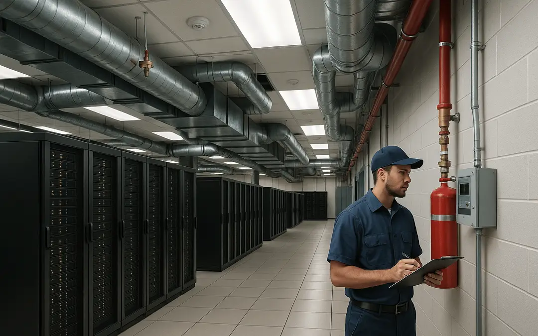 Why Data Centers in Houston Need Clean Agent Fire Suppression Systems