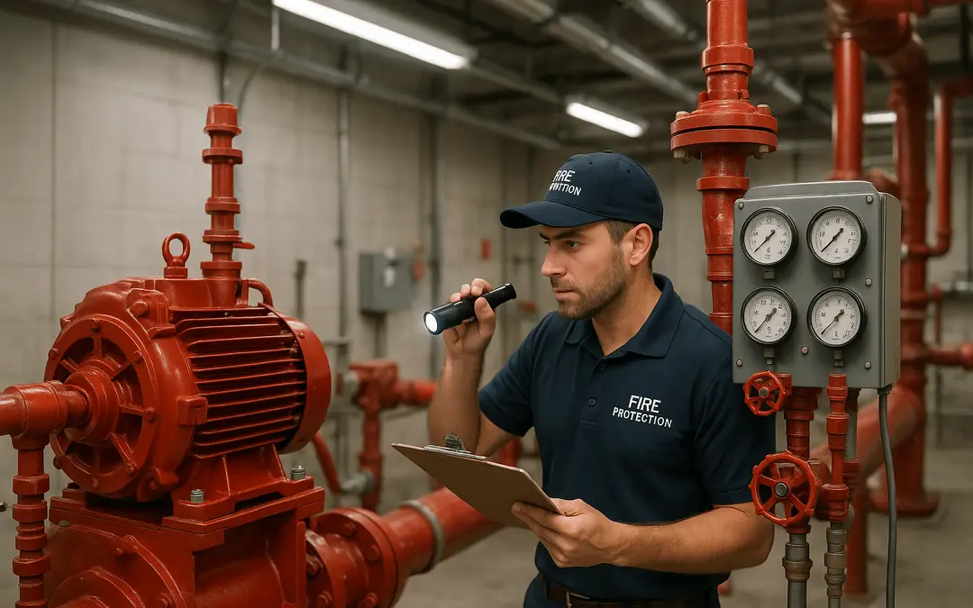 What Happens During a Fire Pump Inspection and Test in Houston?