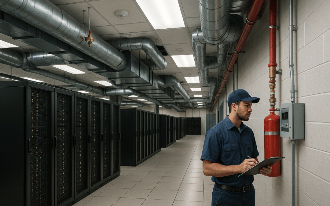 Why Data Centers in Houston Need Clean Agent Fire Suppression Systems