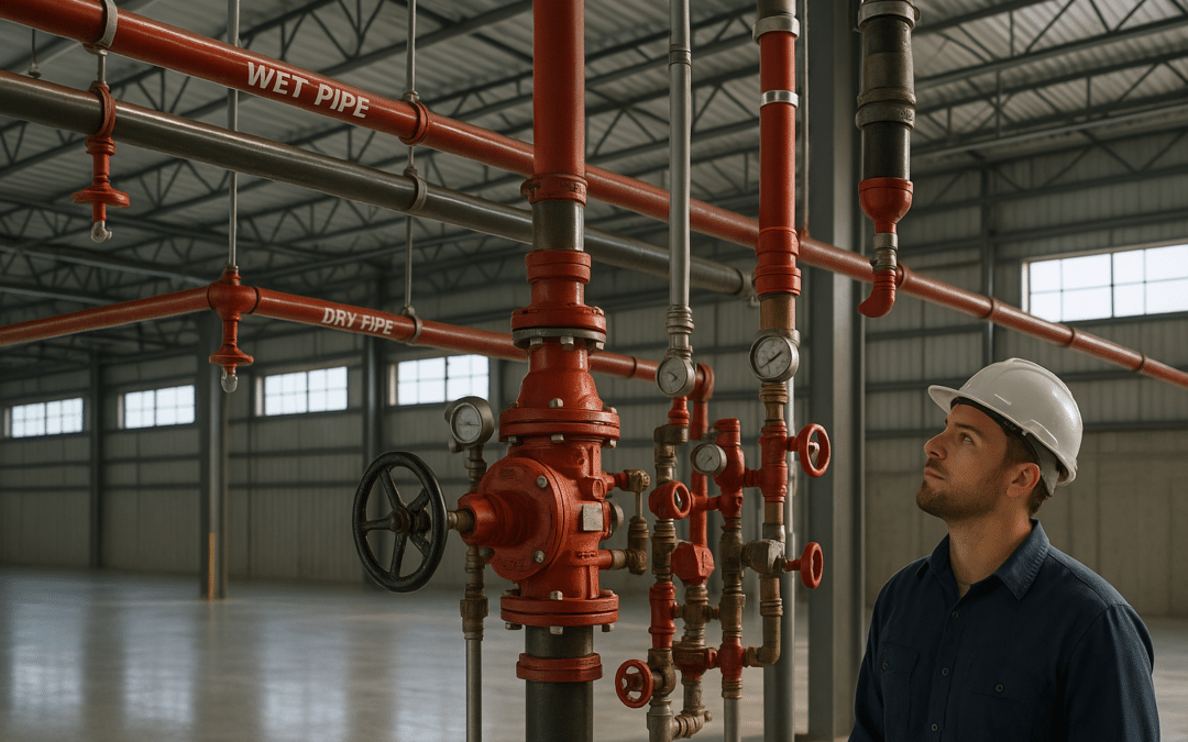 Wet Pipe vs. Dry Pipe Fire Sprinkler Systems: Which Is Right for Your Houston Property?